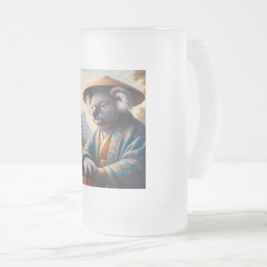 Koala Ancient Japan Mattglas Bierglas (VorderseiteRechts)