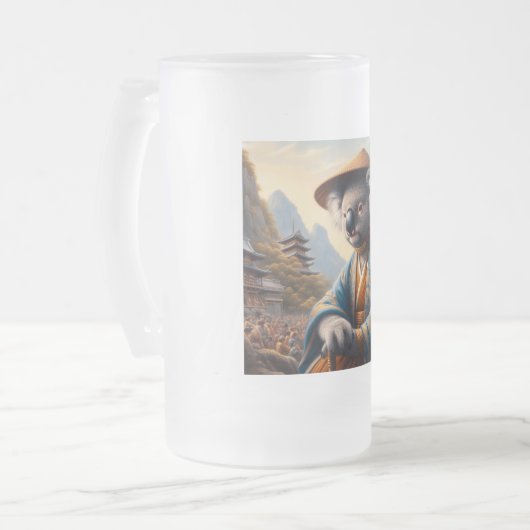 Koala Ancient Japan Mattglas Bierglas (Vorderseite Links)