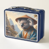 Koala Ancient Japan Metall Brotdose (Rückseite)