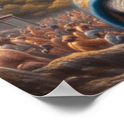 Koala Ancient Japan Poster (Ecke)