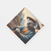 Koala Ancient Japan Serviette (Ecke)