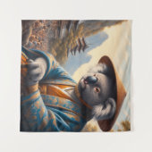 Koala Ancient Japan Wandteppich (Vorderseite (Horizontal))