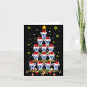 Koala Animal Xmas Koala Christmas Tree T Shirt Karte (Vorderseite)