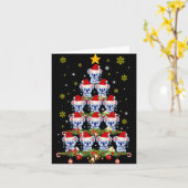 Koala Animal Xmas Koala Christmas Tree T Shirt  Karte (Gelbe Blume)