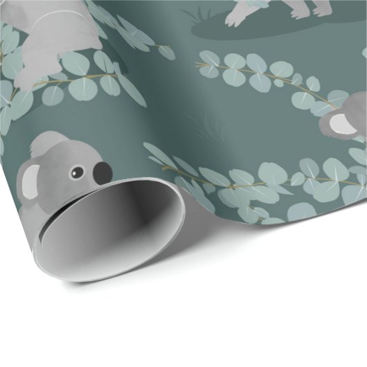 Koala-Ansammlung Geschenkpapier (Rolleneckpunkt)