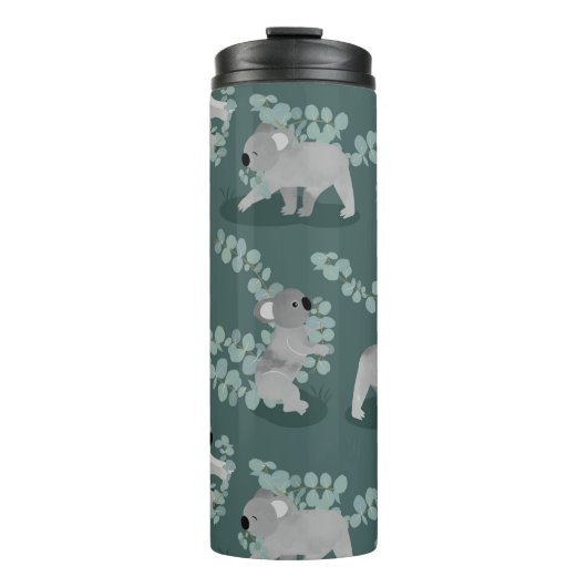 Koala-Ansammlung Thermosbecher (Vorderseite)