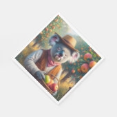Koala Apple Orchard Serviette (Ecke)