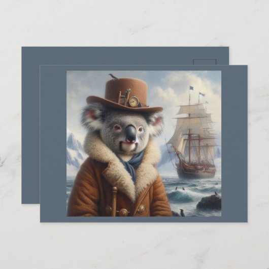 Koala Arctic Explorer Postkarte (Vorne/Hinten)