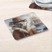 Koala Arctic Explorer Rechteckiger Pappuntersetzer (angewinkelt)