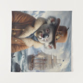 Koala Arctic Explorer Wandteppich (Vorderseite (Horizontal))