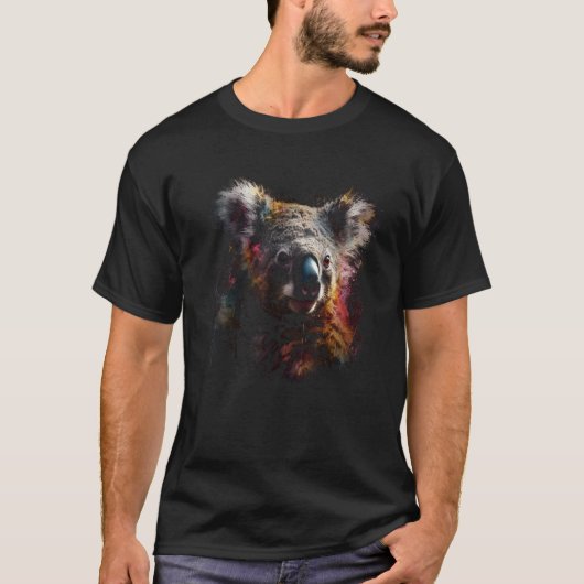 Koala Artwork Animal Koala 12 T-Shirt (Vorderseite)