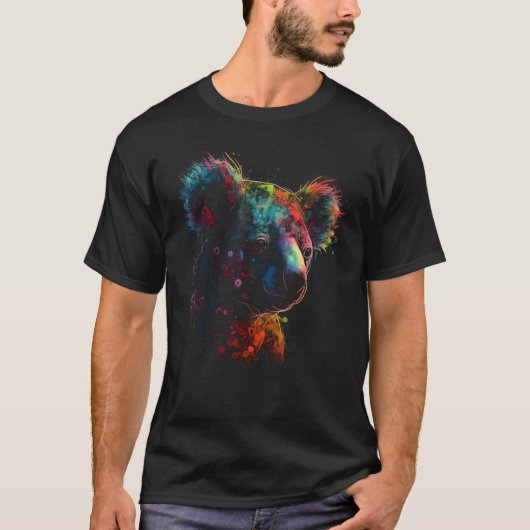 Koala Artwork  Animal Koala 5 T-Shirt (Vorderseite)