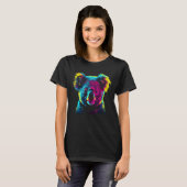 Koala Artwork Colourful Animal Motif Koala T-Shirt (Vorne ganz)