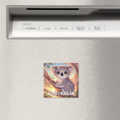Koala auf dem Baum Australien Reisen Magnet (In Situ (Geschirrspüler))