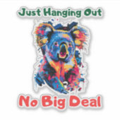 Koala Aufkleber (Vorderseite)