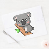 Koala-Aufkleber Quadratischer Aufkleber (Umschlag)