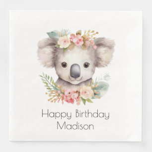 Koala Australia Personalisiert Serviette