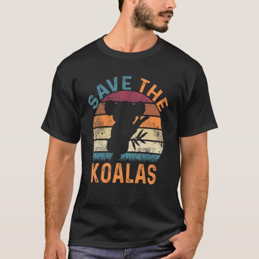 Koala Australien Tierschutz Neuseeland Australien T-Shirt (Vorderseite)