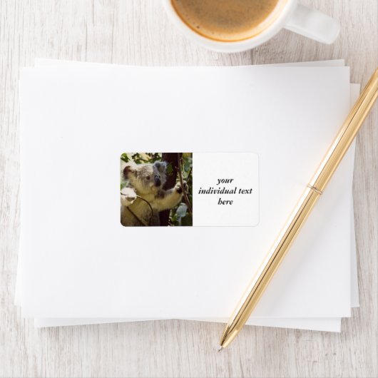 Koala-Baby Adressaufkleber (Insitu)