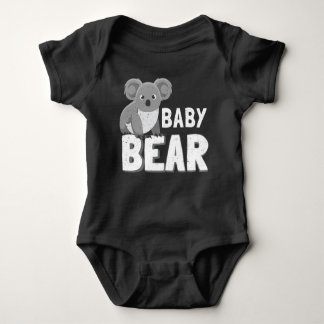 Koala-Baby-Bärnbodysuit | zusammenpassender Baby Strampler