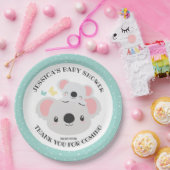 Koala Babydusche niedlich Mama und Baby Top Koalit Pappteller (Party)