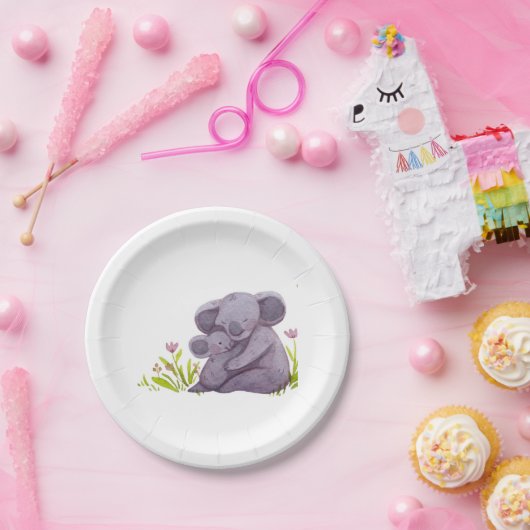 Koala Babydusche Teller (Party)