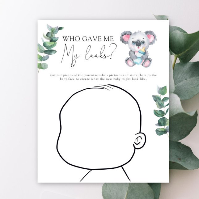 Koala Bär Baby Dusche Kindergesichtsspiel (Von Creator hochgeladen)