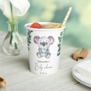 Koala-Bär-Baby-Party Pappbecher