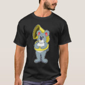 Koala Bär bei Musik mit Saxophon.PNG T-Shirt (Vorderseite)