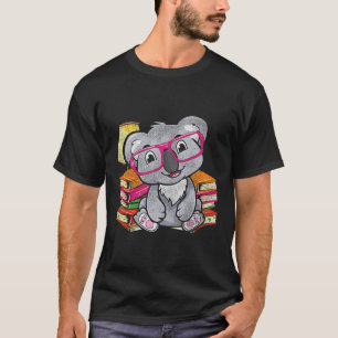 Koala Bar Book Reading Koala T-Shirt