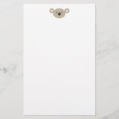 Koala-Bär Briefpapier (Vorderseite)