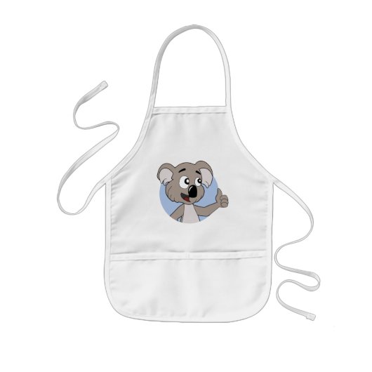 Koala-Bär-Cartoon Kinderschürze (Vorne)