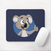 Koala-Bär-Cartoon-Mauspad Mousepad (Mit Mouse)