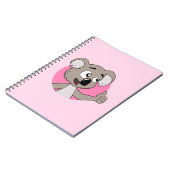 Koala-Bär-Cartoon Notizblock (Linke Seite)
