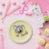 Koala-Bär Cartoon-Papierteller Pappteller (Party)