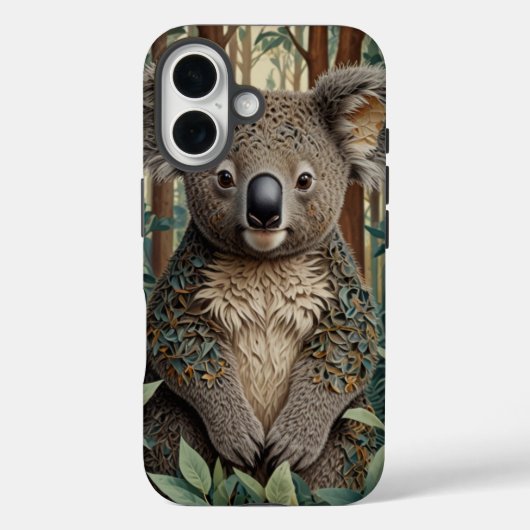 Koala-Bär Case-Mate iPhone Hülle (Rückseite)