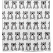 Koala-Bär-Design Duschvorhang (Vorderseite)