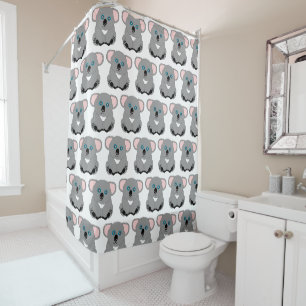 Koala-Bär-Design Duschvorhang