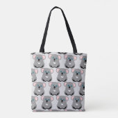 Koala-Bär-Design, Hintergrund in beliebiger Farbe Tasche (Rückseite)