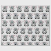 Koala-Bär-Design mit beliebigem Farbverlauf Hinter Geschenkpapier (Flach)