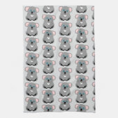 Koala-Bär-Design mit beliebigem Hintergrundfarbe Geschirrtuch (Vertikal)
