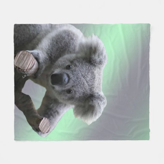 Koala-Bär Fleecedecke (Vorderseite (Horizontal))