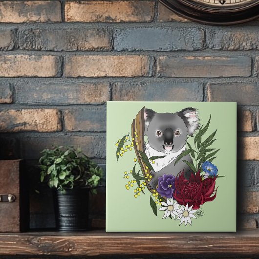 Koala-Bär Fliese
