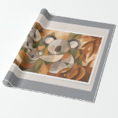 Koala-Bär Geschenkpapier (Ungerollt)