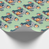 Koala-Bär Geschenkpapier (Ecke)