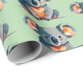 Koala-Bär Geschenkpapier (Rolleneckpunkt)