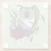 Koala Bär Glasuntersetzer (Rückseite)