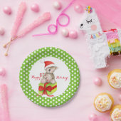 Koala Bär Happy Holidays grünes Party Pappteller (Party)