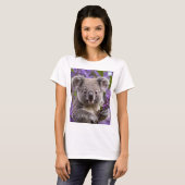 Koala Bär in Jacaranda Baum, T-Shirt (Vorne ganz)