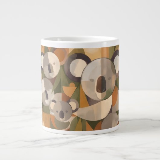 Koala-Bär Jumbo-Tasse (Vorderseite)